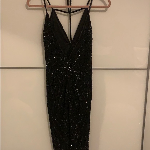 Black sequin dress - Picture 2 of 4
